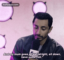 And My Mum Goes, Cyeah Airight, Sit Down,Have Some Roti.".Gif GIF - And My Mum Goes Cyeah Airight Sit Down GIFs
