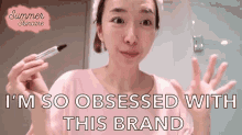 Im So Obsessed With This Brand Fangirl GIF - Im So Obsessed With This Brand Fangirl Fanatic GIFs