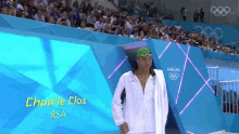Hello Chad Le Clos GIF - Hello Chad Le Clos International Olympic Committee250days GIFs