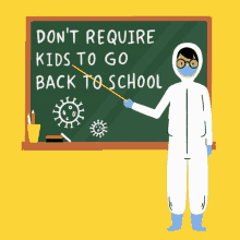 Dont Require Kids To Go Back To School Covid GIF - Dont Require Kids To Go Back To School Covid Covid19 GIFs