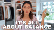 Its All About Balance Shea Whitney GIF - Its All About Balance Shea Whitney Life Balance GIFs