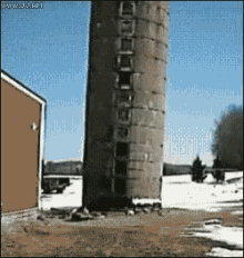 falling collapse building
