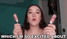 Which Im So Excited About Fiona Frills GIF - Which Im So Excited About Fiona Frills Fiona Frills Vlog GIFs