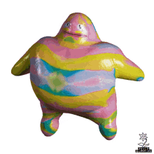 jello jiggle fat dance rainbow