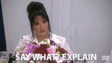 Say What Explain Kyle Richards GIF - Say What Explain Kyle Richards Real Housewives Of Beverly Hills GIFs
