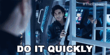do it quickly marco inaros keon alexander the expanse s506