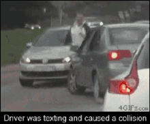 Driver Texting GIF - Driver Texting Bad Driver GIFs