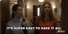 Its Super Easy To Have It All Blair Wesley GIF - Its Super Easy To Have It All Blair Wesley Anjelica Bette Fellini GIFs