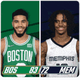 Boston Celtics (83) Vs. Memphis Grizzlies (72) Third-fourth Period Break GIF - Nba Basketball Nba 2021 GIFs