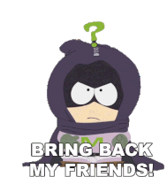 Bring Back My Friends Mysterion Sticker - Bring Back My Friends Mysterion Kenny Mccormick Stickers