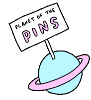 Enamel Pins Planet Sticker - Enamel Pins Pins Pin Stickers