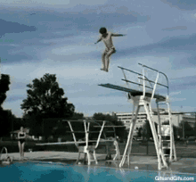 Pool Trampoline GIF - Pool Trampoline Jump GIFs