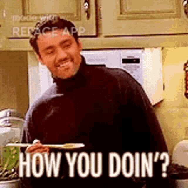 Joey meme how you doin gifs tenor