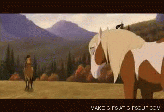 Spirit Horse GIF - Spirit Horse Flirt - Discover &amp;amp; Share GIFs