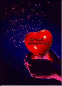 My Heart Belongs To You I Love You GIF - My Heart Belongs To You Heart I Love You GIFs