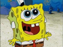 Spongebob Funny Smile GIFs | Tenor