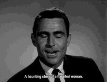 Rod Serling A Haunting Story Of A Haunted Woman GIF - Rod Serling A Haunting Story Of A Haunted Woman GIFs