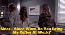 Station19 Carina Deluca GIF - Station19 Carina Deluca Since When Do You Bring Me Coffee At Work GIFs