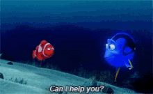 Dory Finding Nemo GIF - Dory Finding Nemo Can I Help You GIFs