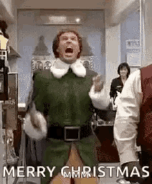Merry Christmas My Love Excited GIF - Merry Christmas My Love Excited Elf GIFs