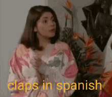 Maria Claps In Spanish GIF - Maria Claps In Spanish Maria Claps In Spanish GIFs