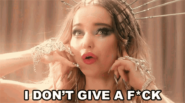 I Dont Give A Fuck Dove Cameron GIF - I Dont Give A Fuck Dove Cameron Lazy Baby Song GIFs