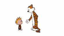 Best Friends GIF - Calvin And Hobbes Bestfriends Bros GIFs