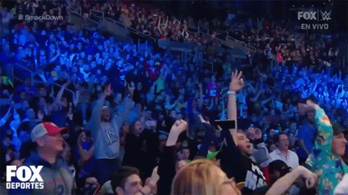 WWE RAW 294 desde Barcelona, ESPAÑA PORQUE ES ESPAÑA Crowd-wwe
