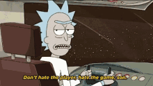Morty Rick Dont Hate The Player GIF - Morty Rick Dont Hate The Player Hate The Game GIFs