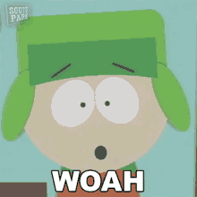 Woah Kyle Broflovski GIF - Woah Kyle Broflovski South Park GIFs