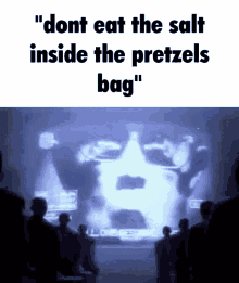 Dont Eat The Salt Inside The Pretzels Bag Salt GIF - Dont Eat The Salt Inside The Pretzels Bag Pretzels Bag Salt GIFs