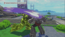 Transformers Devastation Character Action Game GIF - Transformers Devastation Character Action Game Slam GIFs