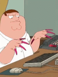 Fin Typing With Long Nails GIF - Fin Typing With Long Nails How Do You Type -...