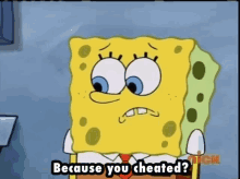 Spongebob You Cheated GIF - Spongebob You Cheated Busted GIFs
