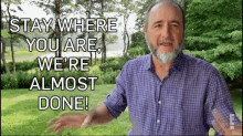 Stay Where You Are Were Almost Done For Real The Story Of Reality Tv GIF - Stay Where You Are Were Almost Done For Real The Story Of Reality Tv Sit Still GIFs
