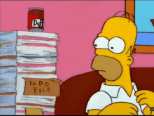 To Do Late GIF - To Do Late Simpsons GIFs