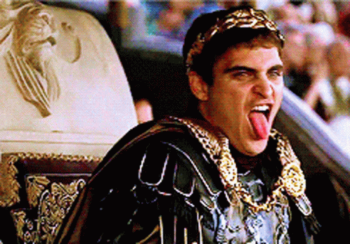 Imperator Gladiator GIF - Imperator Gladiator Tongue Out GIFs