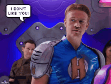We Can Be Heroes Miracle Guy GIF - We Can Be Heroes Miracle Guy I Dont Like You GIFs