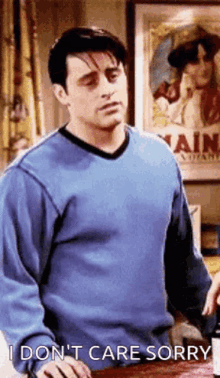 I Dont Care Friends GIF - I Dont Care Friends Joey GIFs