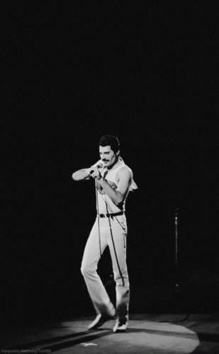 Freddie Mercury Queen Gif Freddie Mercury Queen Concert Discover Share Gifs