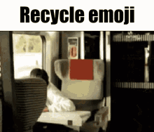 Recycle Emoji Meme Mr Bean GIF - Recycle Emoji Meme Mr Bean Mr Bean Faint GIFs