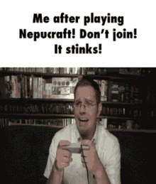 nepucraft minecraft meme crazy scream