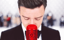 Jt GIF - Justin Timberlake Red Mic Intro GIFs