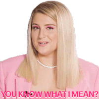 You Know What I Mean Meghan Trainor Sticker - You Know What I Mean Meghan Trainor Wink Stickers