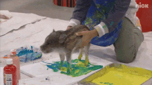 Painting Abstract GIF - Painting Abstract Piglet GIFs