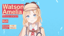 Amelia Watson Holo Live GIF - Amelia Watson Holo Live Anime GIFs