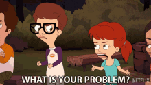 What Is Your Problem Jessi Glaser GIF - What Is Your Problem Jessi Glaser Andrew Glouberman GIFs