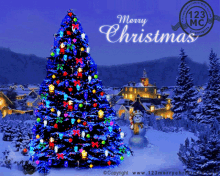 Merry Christmas Snow GIF - Merry Christmas Snow Tree GIFs