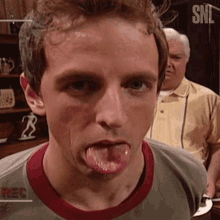 Licking Seth Meyers GIF - Licking Seth Meyers Saturday Night Live GIFs