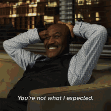 Youre Not What I Expected Adrian Boseman GIF - Youre Not What I Expected Adrian Boseman The Good Fight GIFs